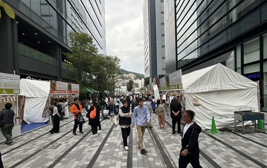 おこフェス2024の内装写真