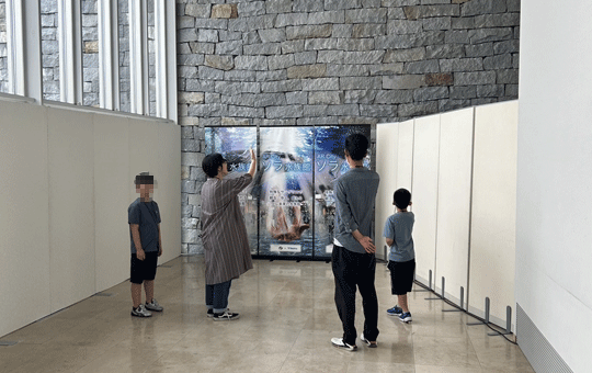 ソラ水族館 in 奥田元宋・小由女美術館の内装写真