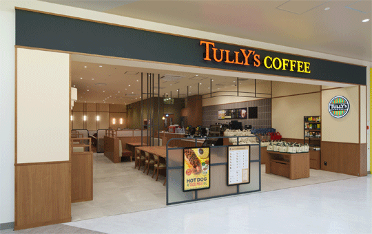 TULLY'S COFFEE ららぽーと安城店の内装写真
