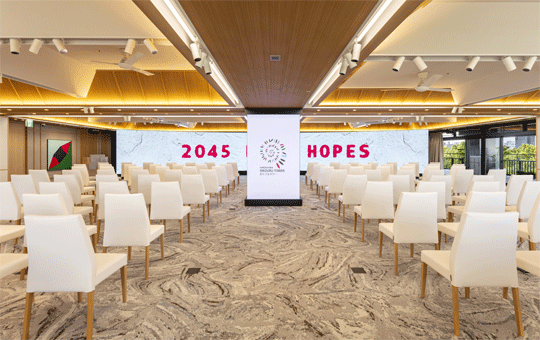 おりづるタワー～2045 Future Presentation Room～の内装写真